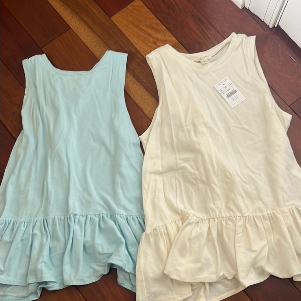 Two Crewcuts tops with beautiful back detail